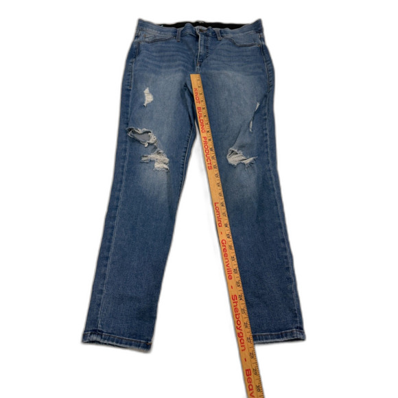 LulaRoe Skinny Distressed Jeans Size 32 - Picture 3 of 5